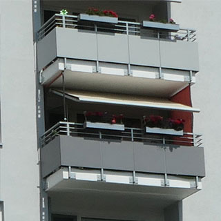 Ansicht Wohnblock